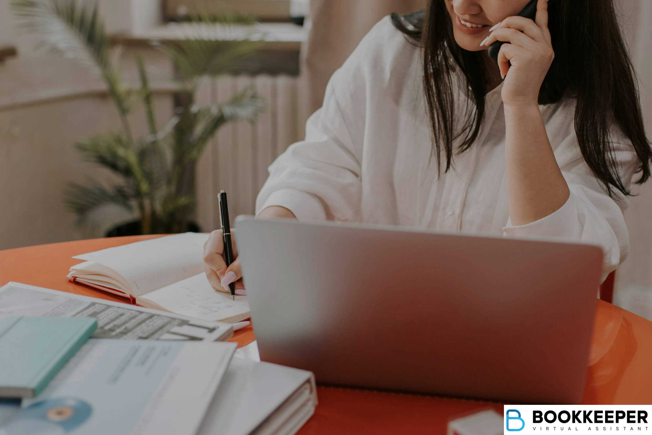 Expert bookkeeper handling accounting tasks.