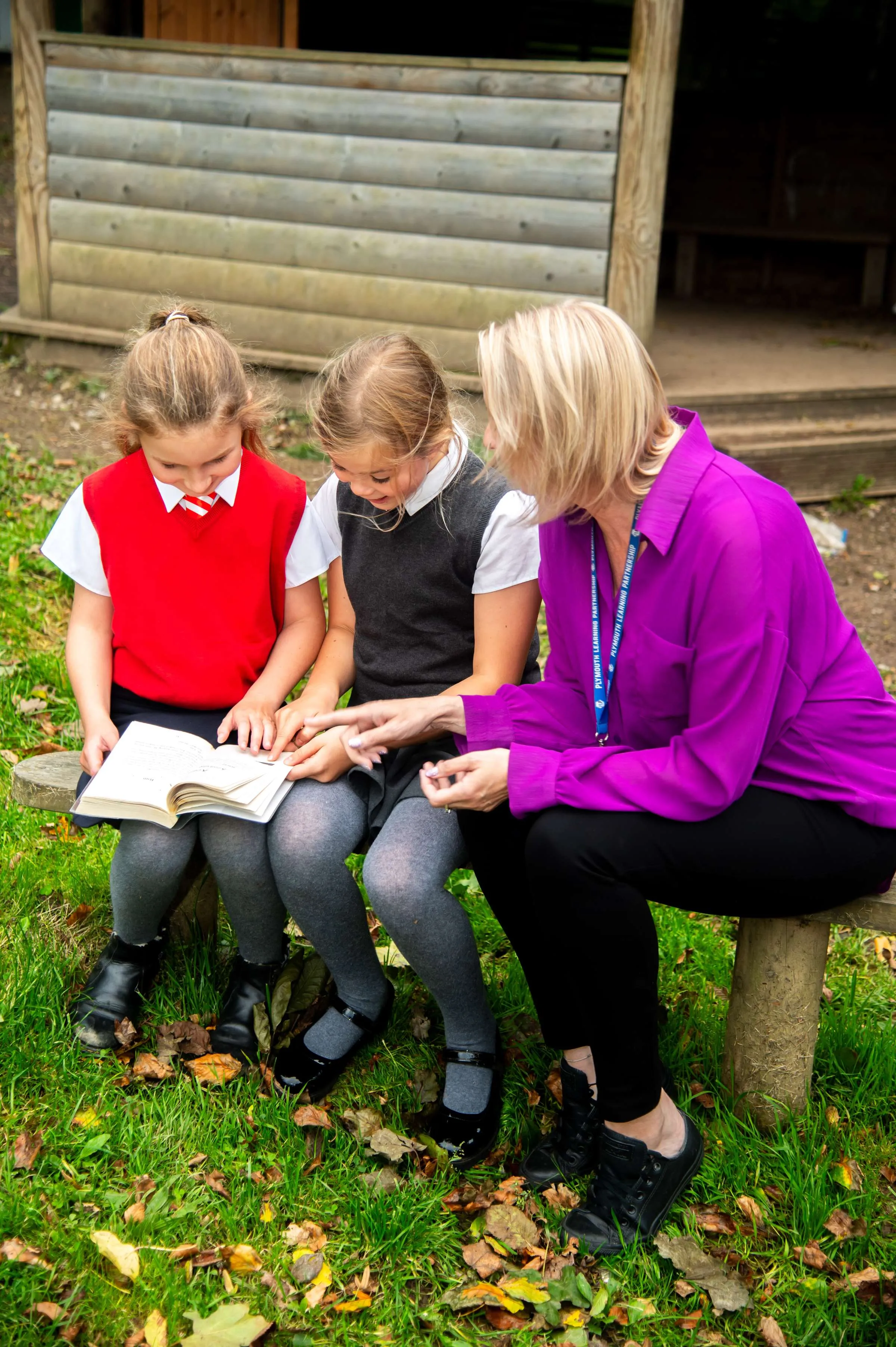 Plymouth Learning Partnership Mentor Outside with Children