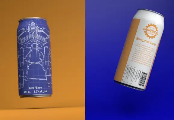 3d render of broadhead cans