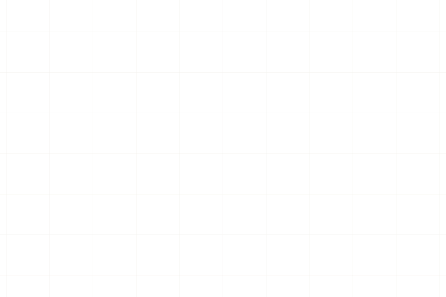 A grid of white lines on a black background forming evenly spaced squares.