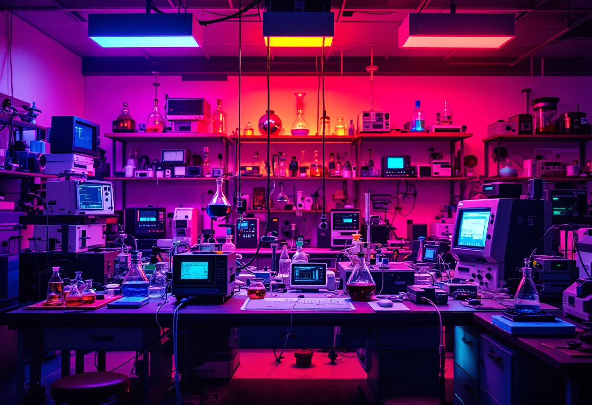 image of laboratory equipment (for a university)