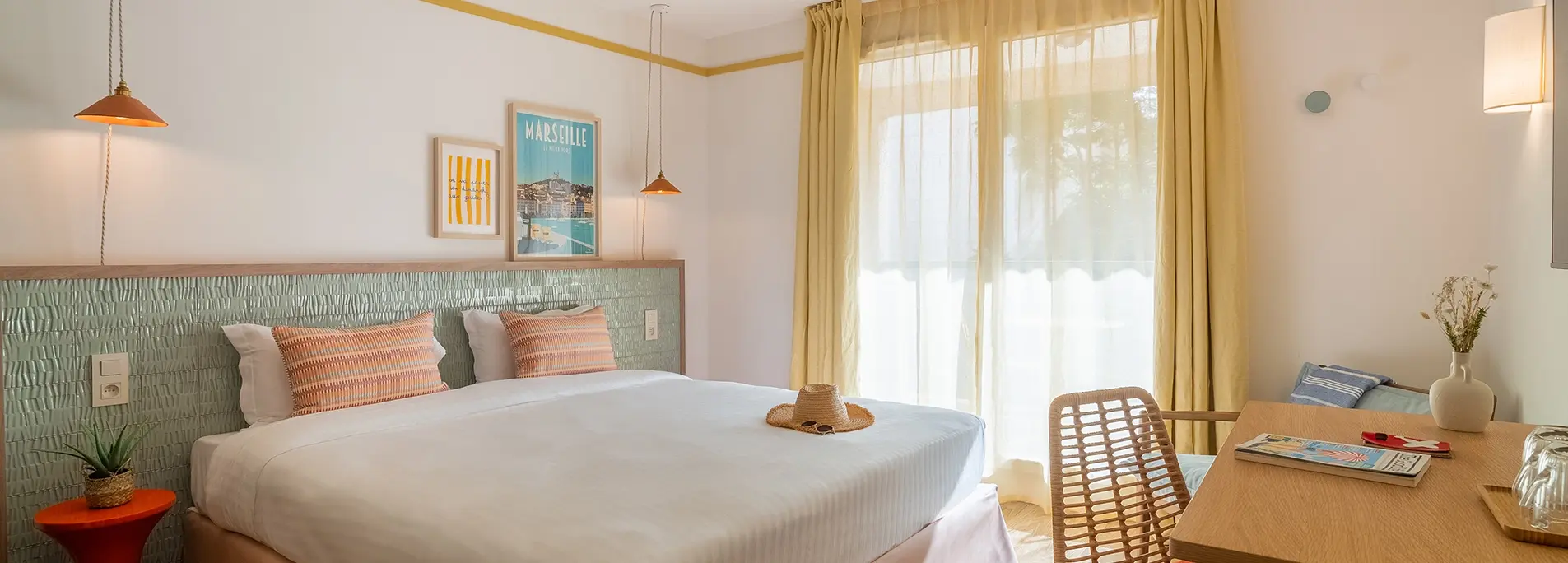 Appartement-hôtel Soléo Prado à Marseille, proche du Prado et des transports, parfait pour un séjour longue durée.