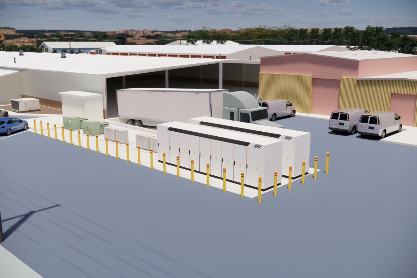 microgrid storage rendering