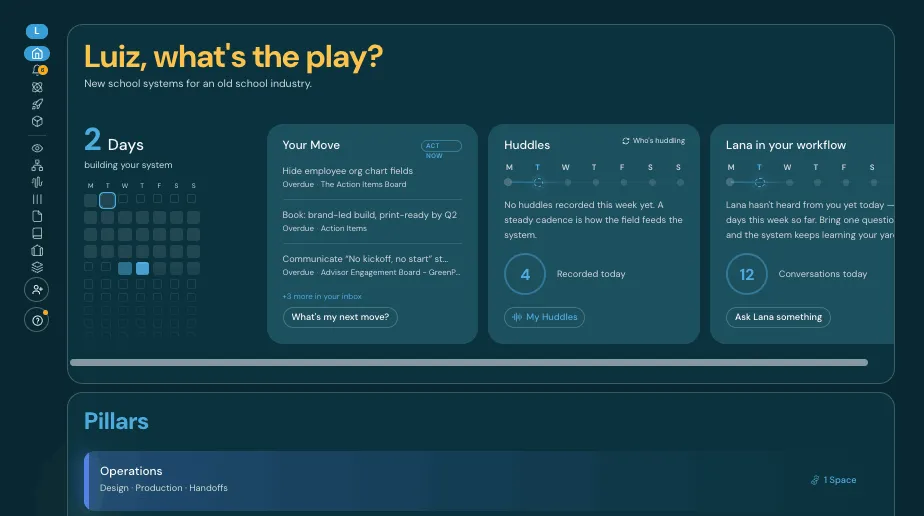 The LeanScaper AI home screen