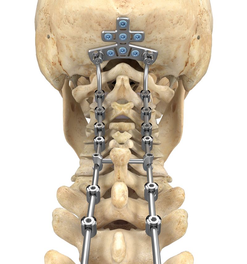 Yukon spinal construct, final assembly render