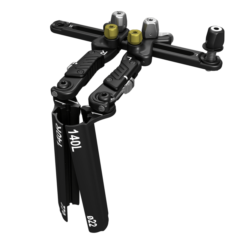 Retractor blade assembly render
