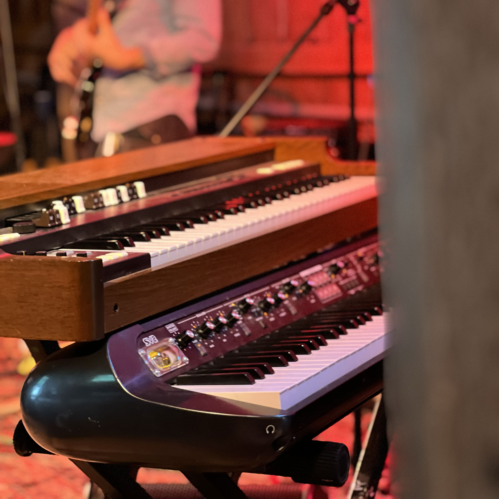 image of band on stage