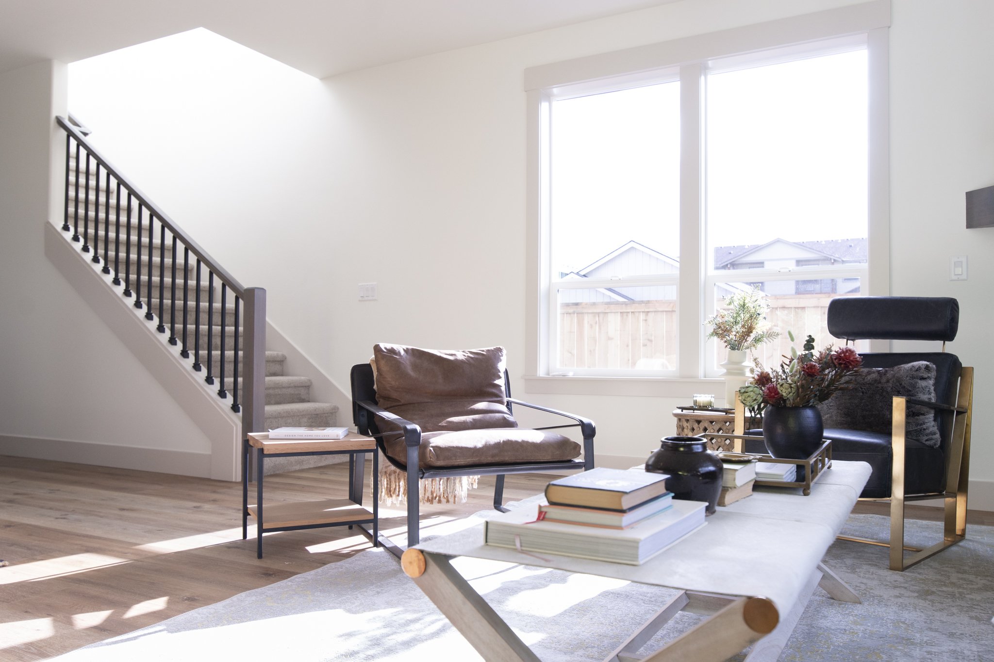 Homepage Gallery - Living Room to Stair