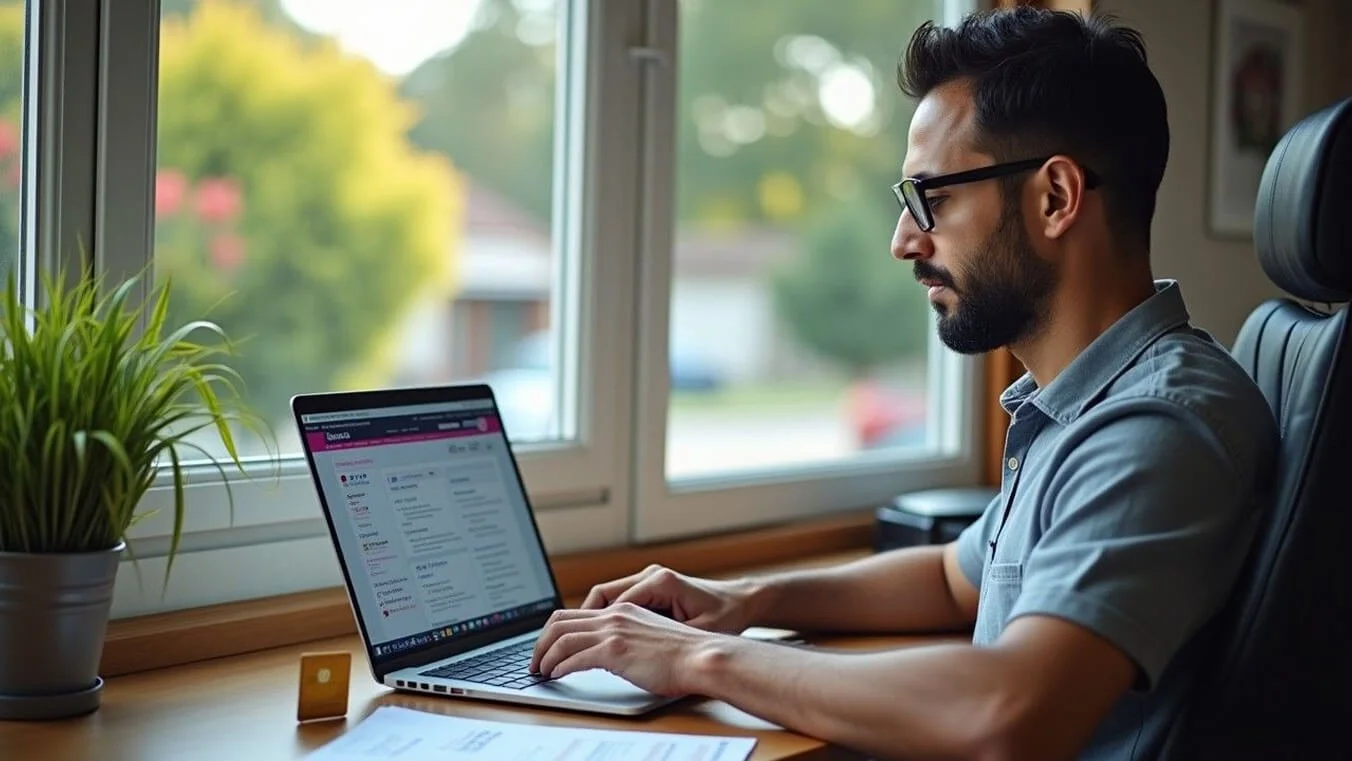 Veteran applying for NSW energy rebates using DVA Gold Card online.