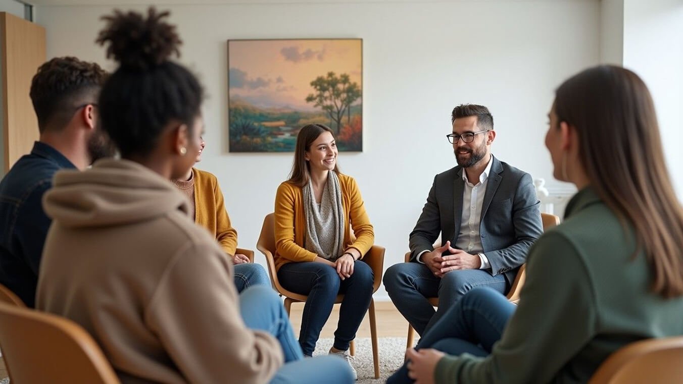 Veterans accessing DVA-funded cancer support services and group therapy.