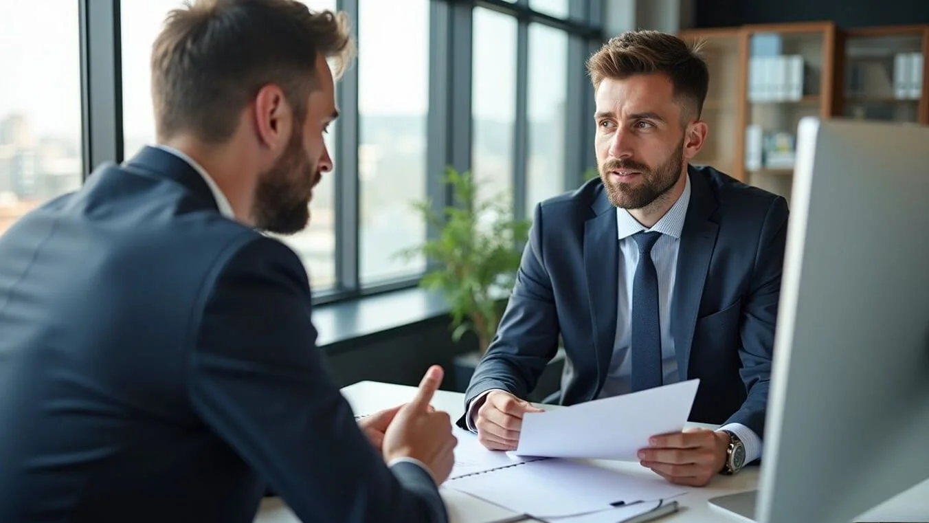 Australian veteran consulting with a financial advisor about DVA gold card permanent impairment compensation options.