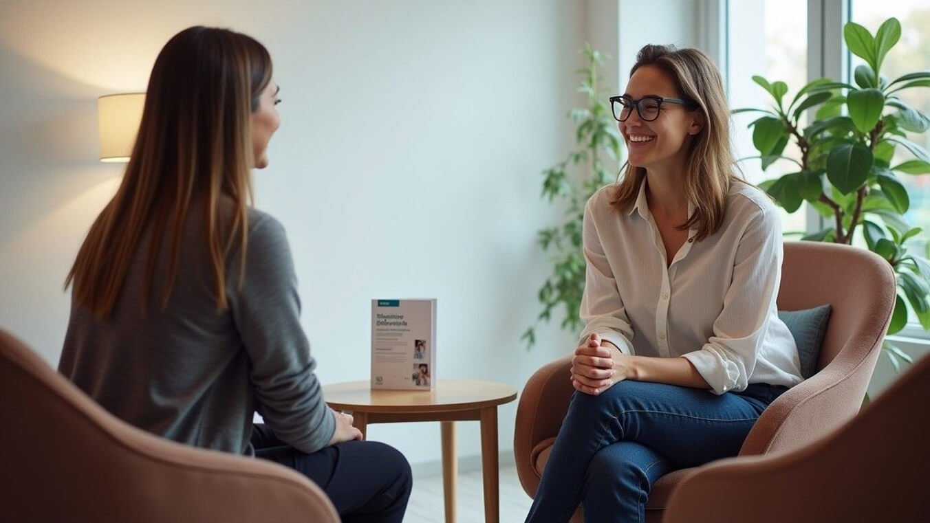 Young female veteran accessing mental health support through family advocacy services.