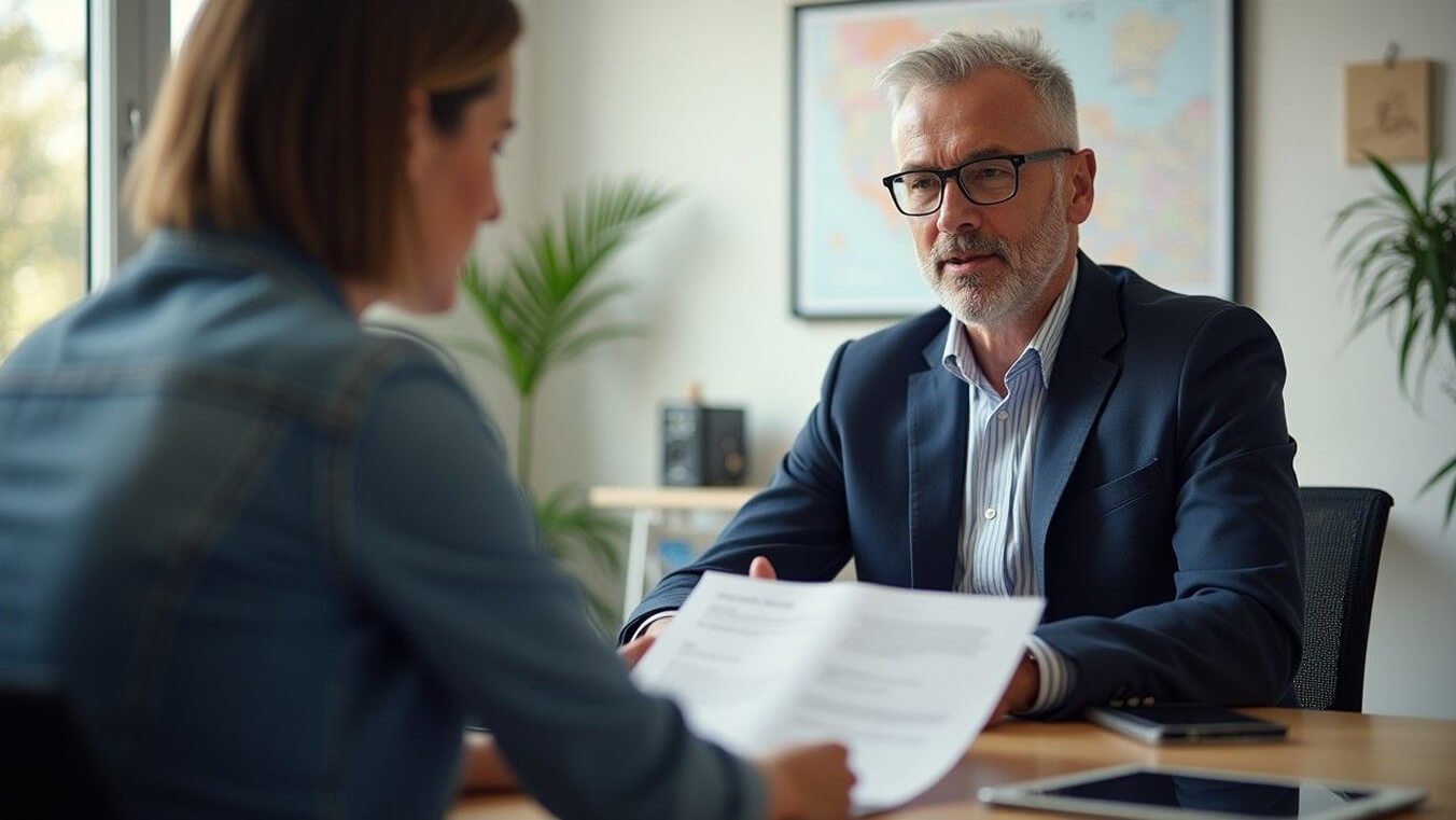 Veteran receiving expert guidance on DVA-funded palliative care from a consultant at Veterans First Consulting, ensuring access to the right services.