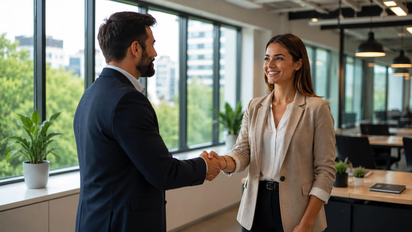 A veteran meeting with a DVA claims advocate at a professional consulting office in Australia.
