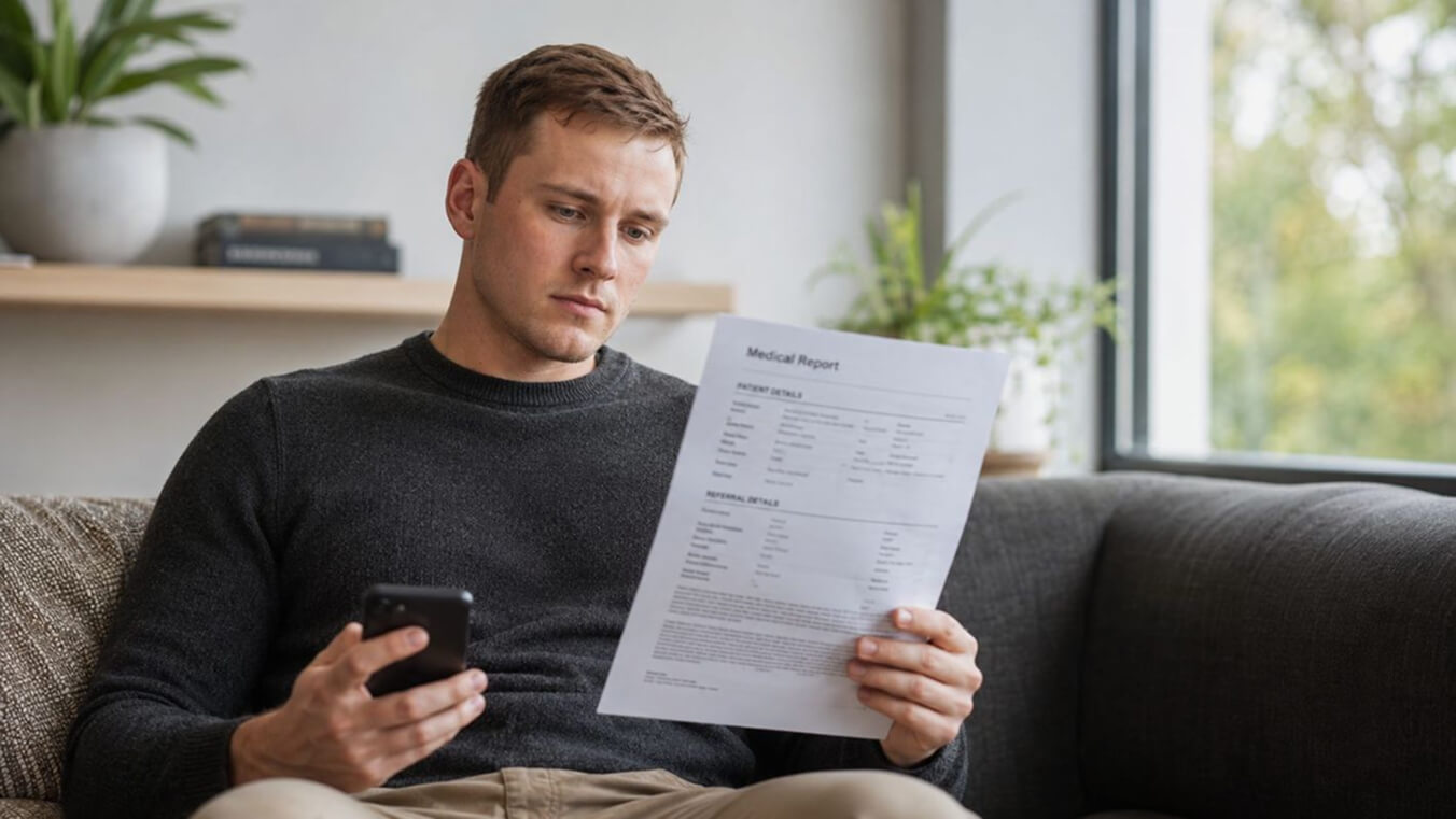 Australian veteran gathering medical evidence for a retrospective medical discharge application.