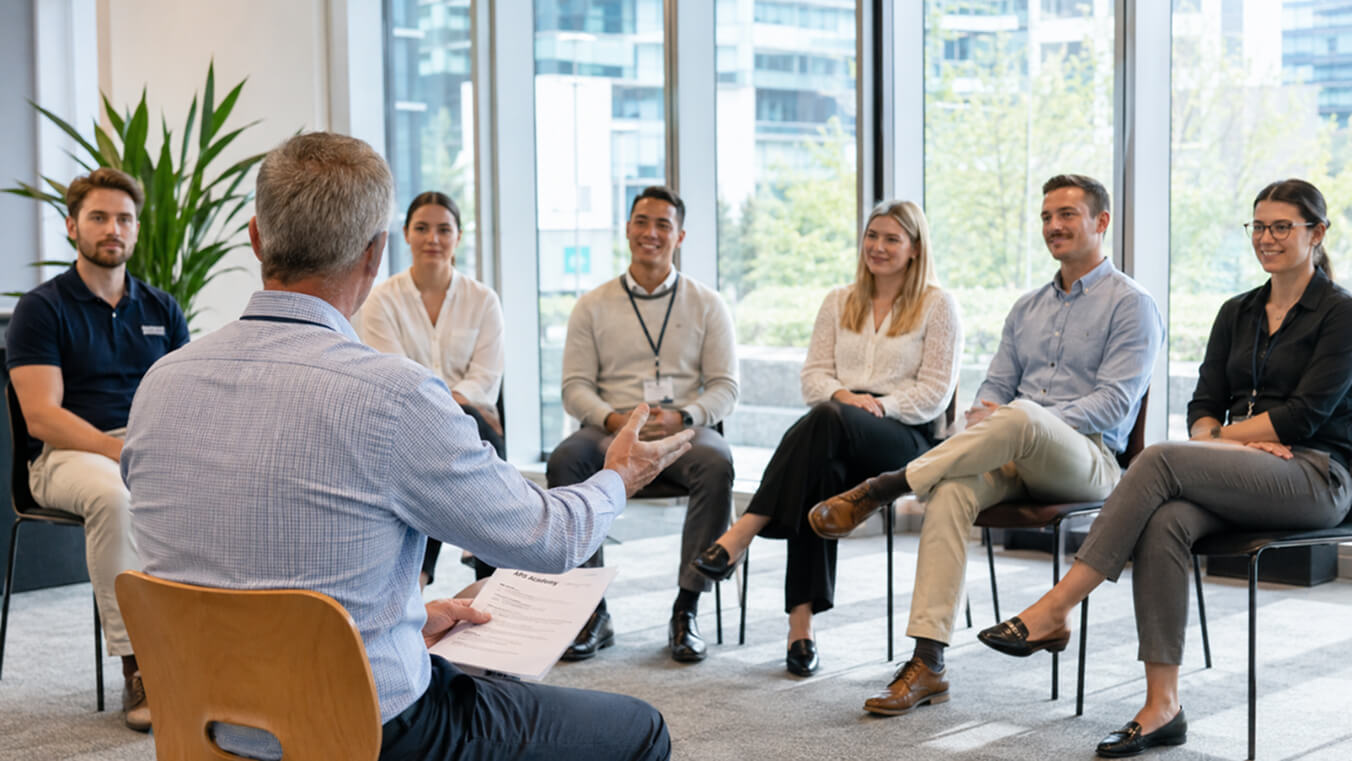 Australian graduates taking part in APS Academy training during the DVA Graduate Program.