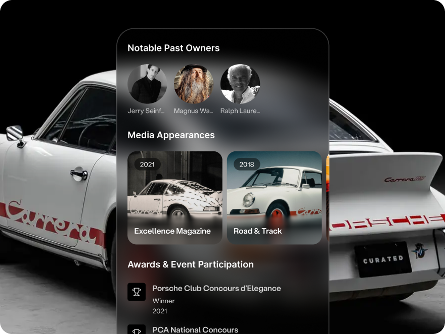 Collector1 app feature