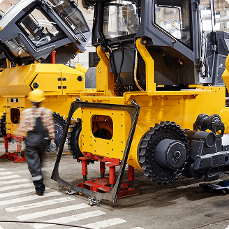 Construction equipment financed through IFS Capital industrial hire purchase