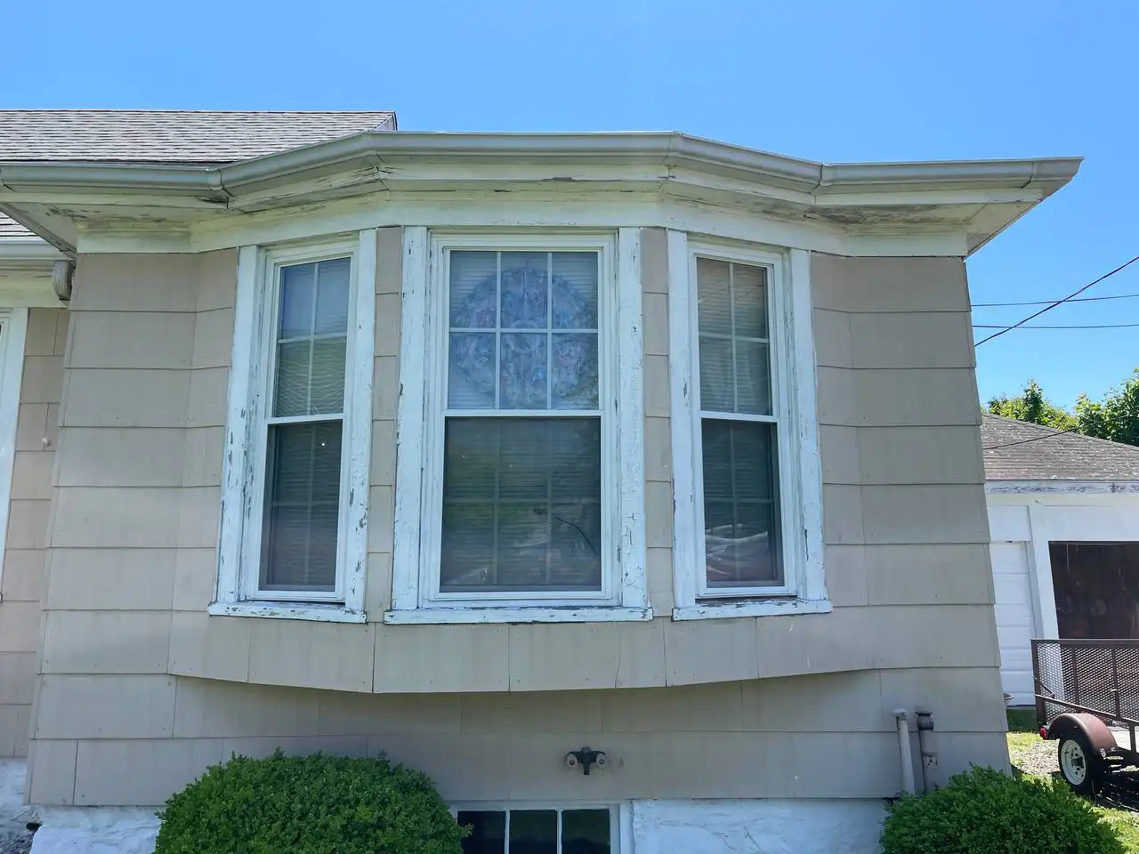 home before siding replacement