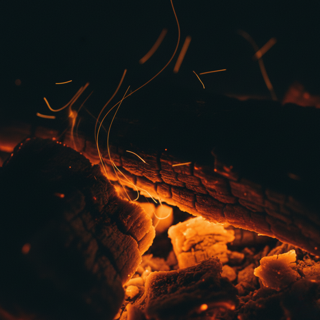 Wood fire visual