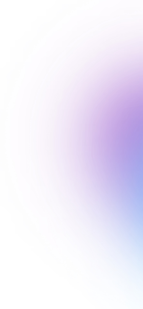 Abstract circular gradient with vibrant purple, blue, and pink hues fading outward on a black background.