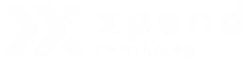 Xpand Logistics company logo featuring stylized double arrows pointing right and the text 'xpand logistics'.