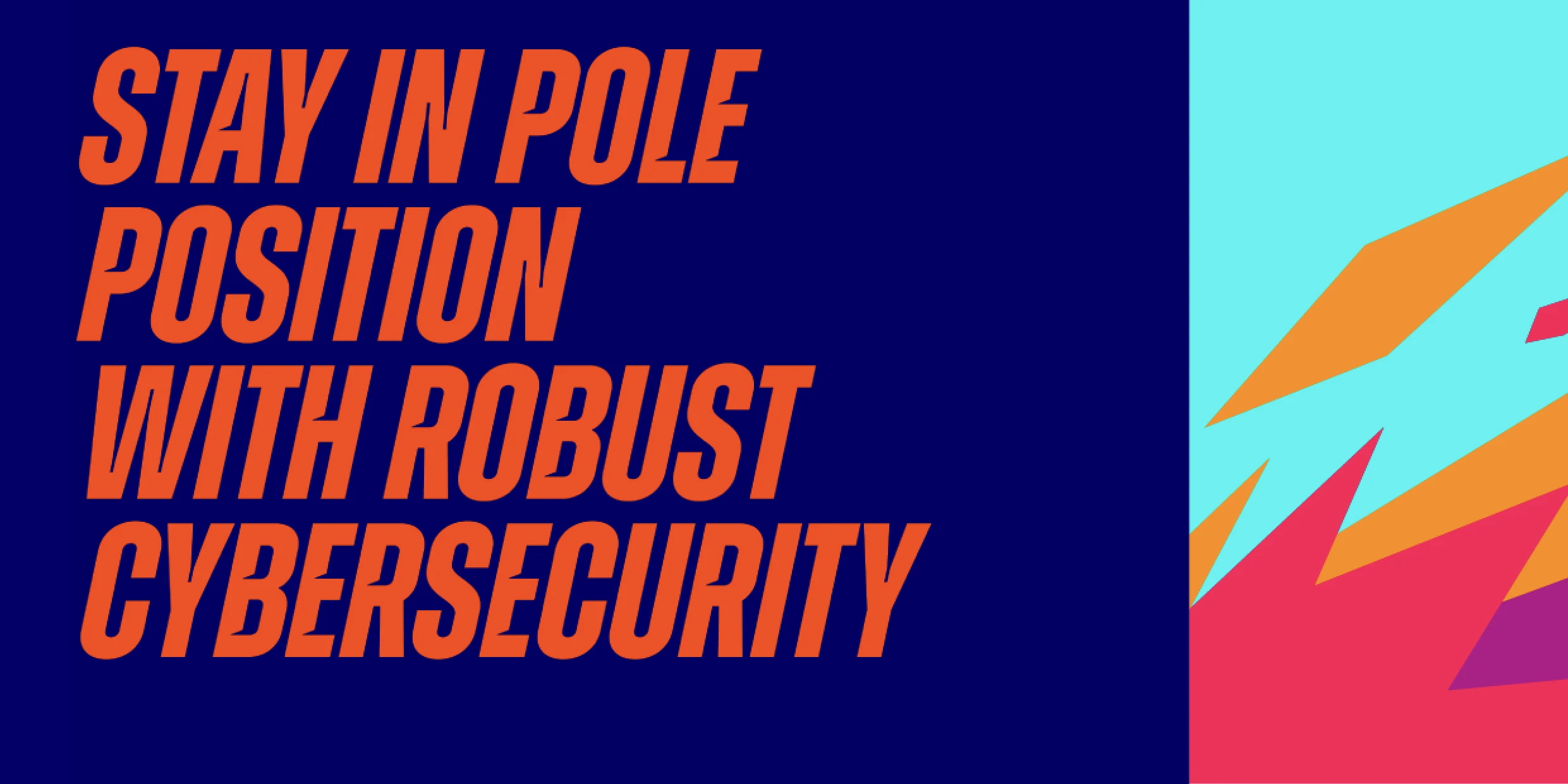 Visual of Shifitng Gears with some text next to a dynamic graphic deorative background panel.