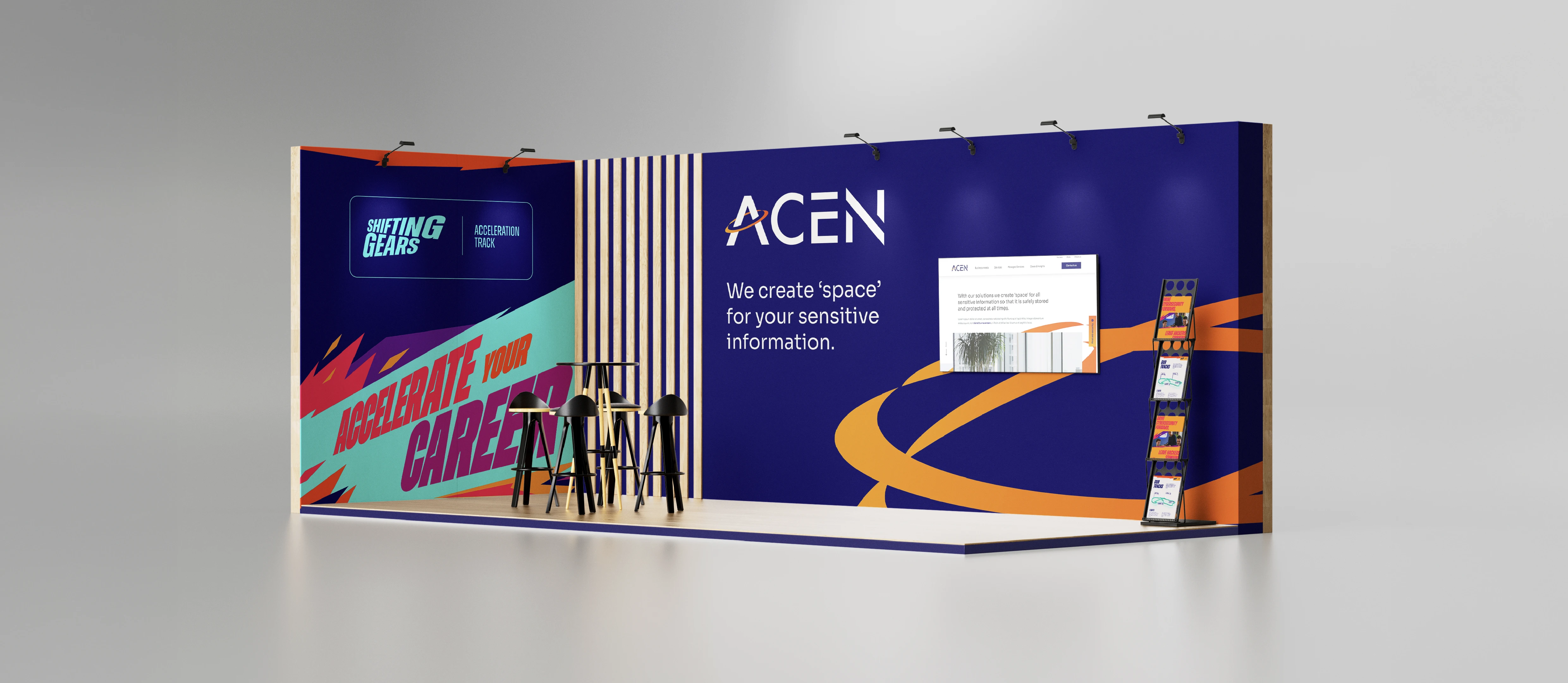 A picture the mock up of the shfting gears stand