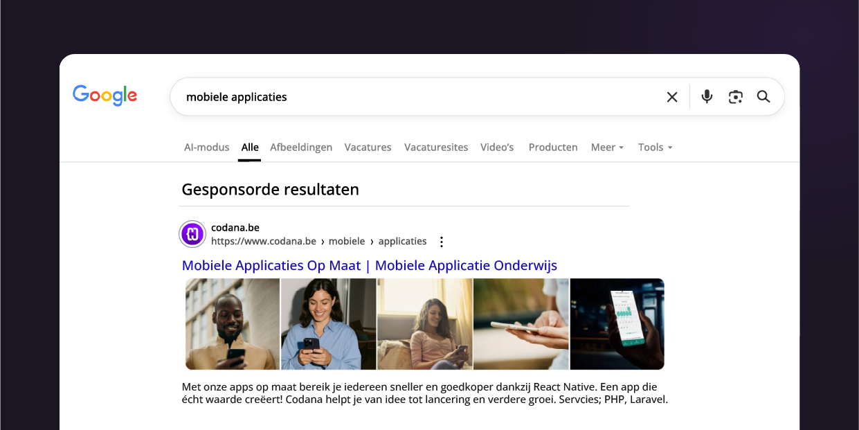 Google search of the odana campaigns with images.