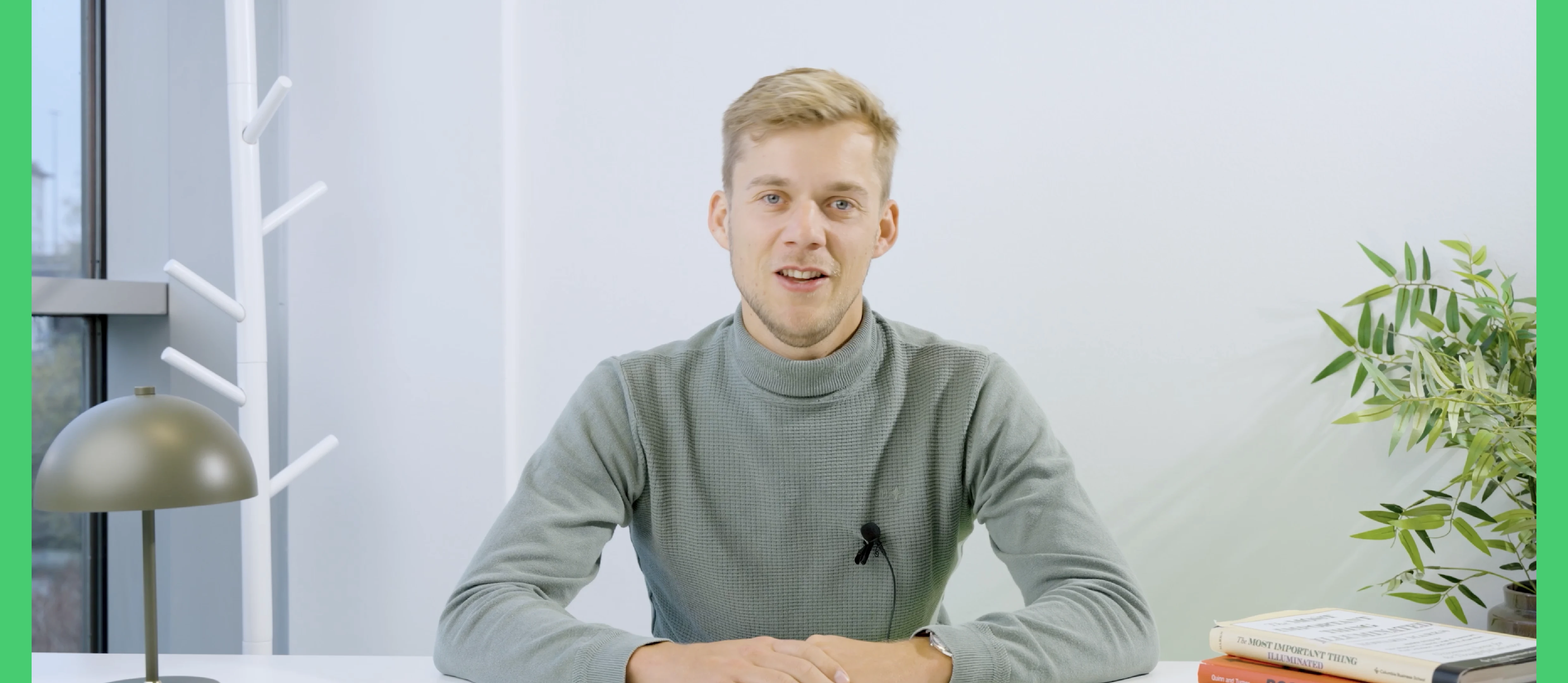 Screenshot of one of Robbe's videos with some graphics taking up the full screen.