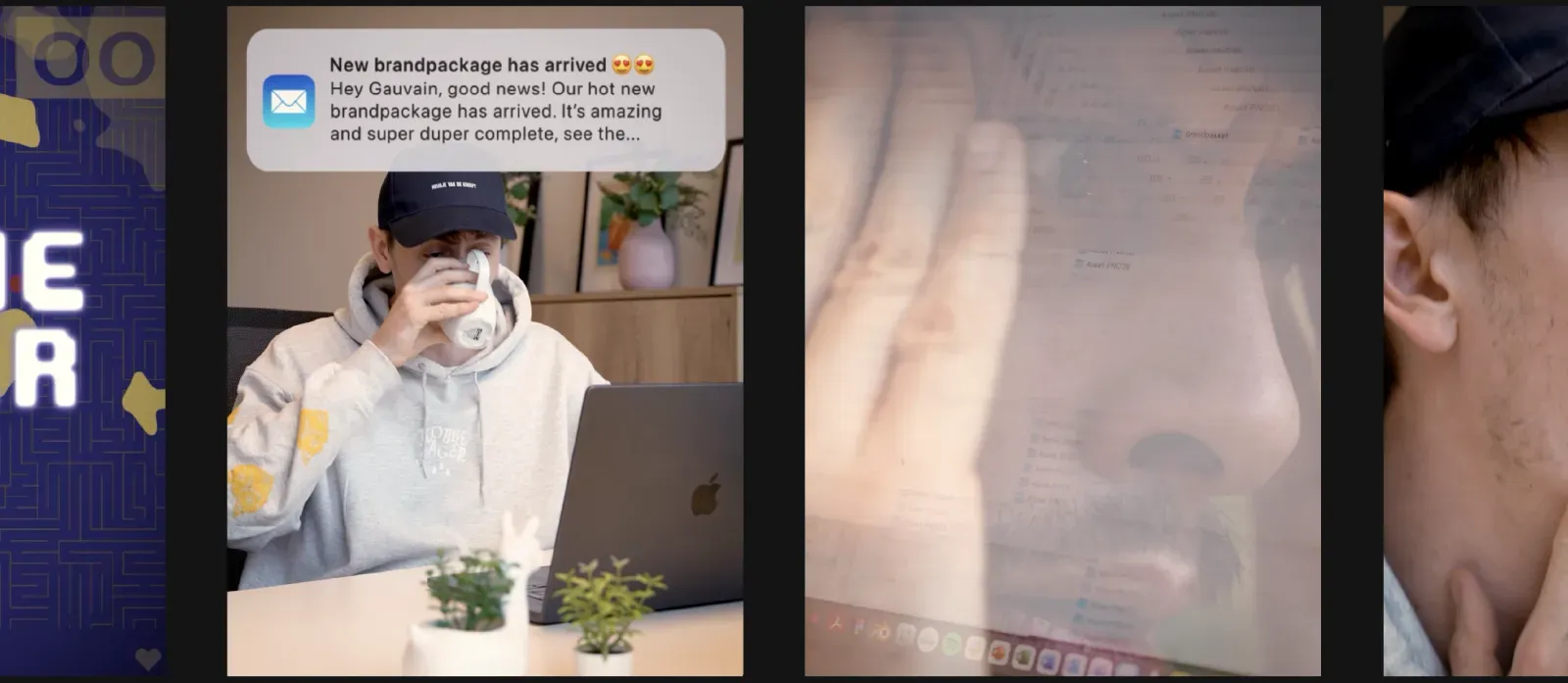 Still shots form one of the Unmute You way of working video's showcasing how more niche target group allows you to bring better content and communication.