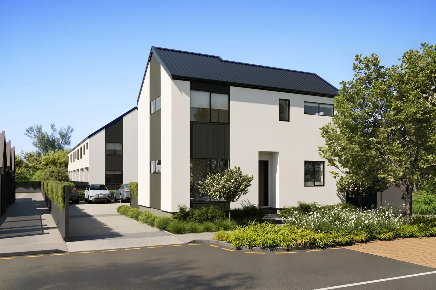 Artist’s impression of a new-build development