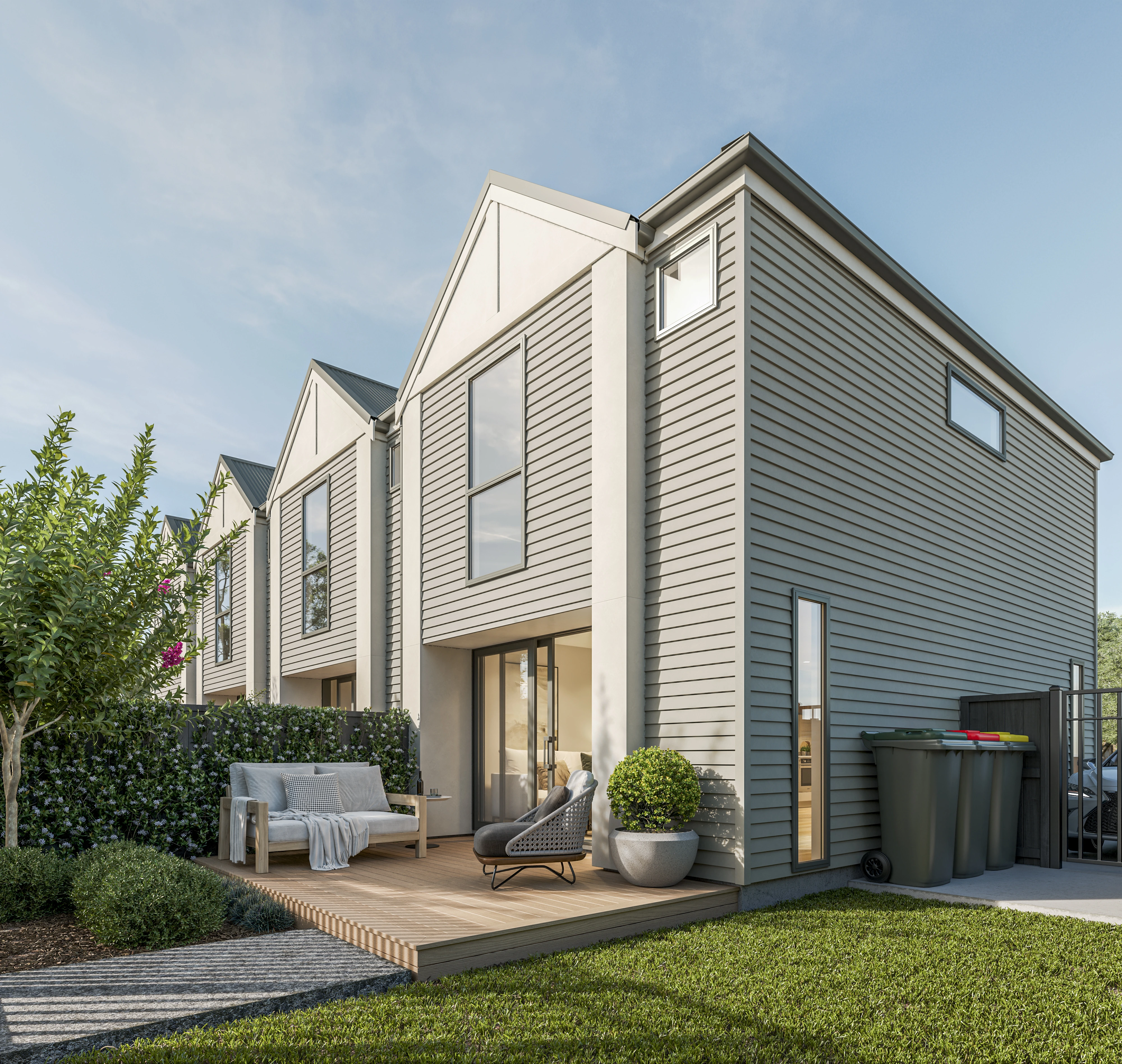 New-build homes render