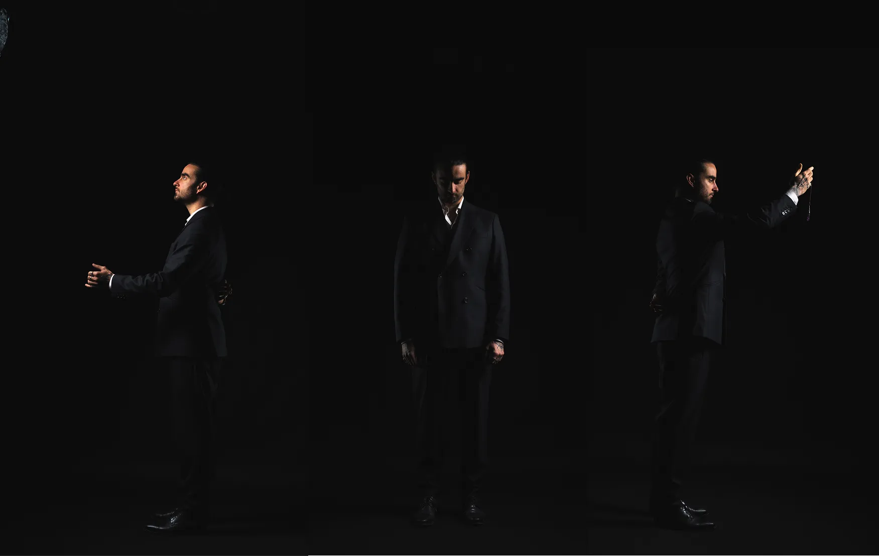 Photo du dramagiste en trois parties