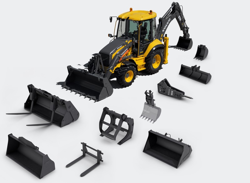Excavator with attachments and Operator Hire in Dubai
