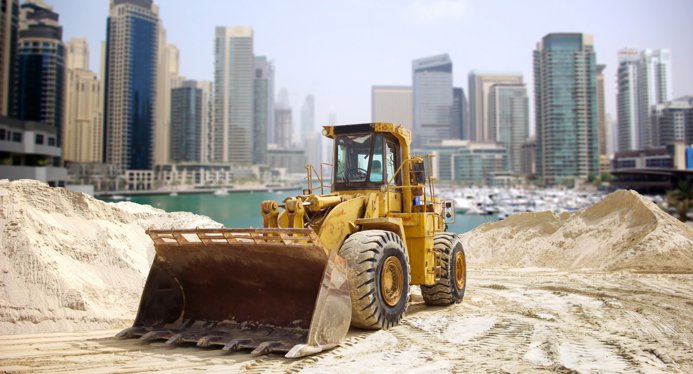 excavation machine rental in Dubai