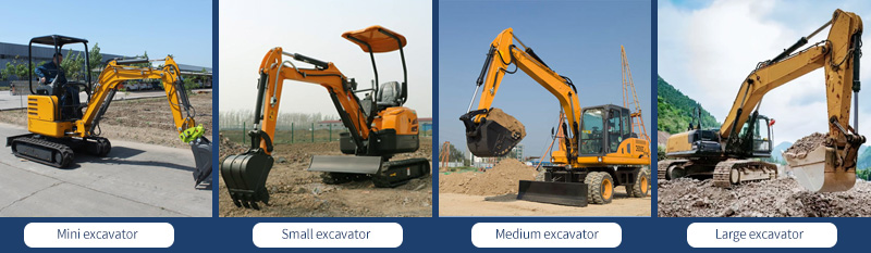 5 tonne, 20 tonne and 70 ton excavator rental Dubai