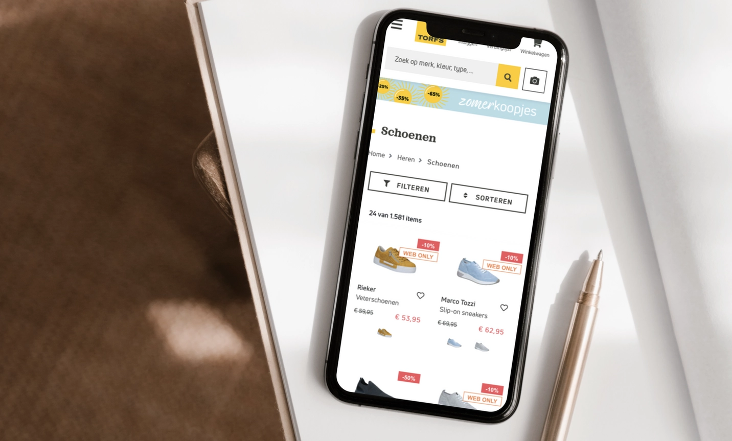 A new visual search feature to let users upload a photo and instantly discover matching items to buy online