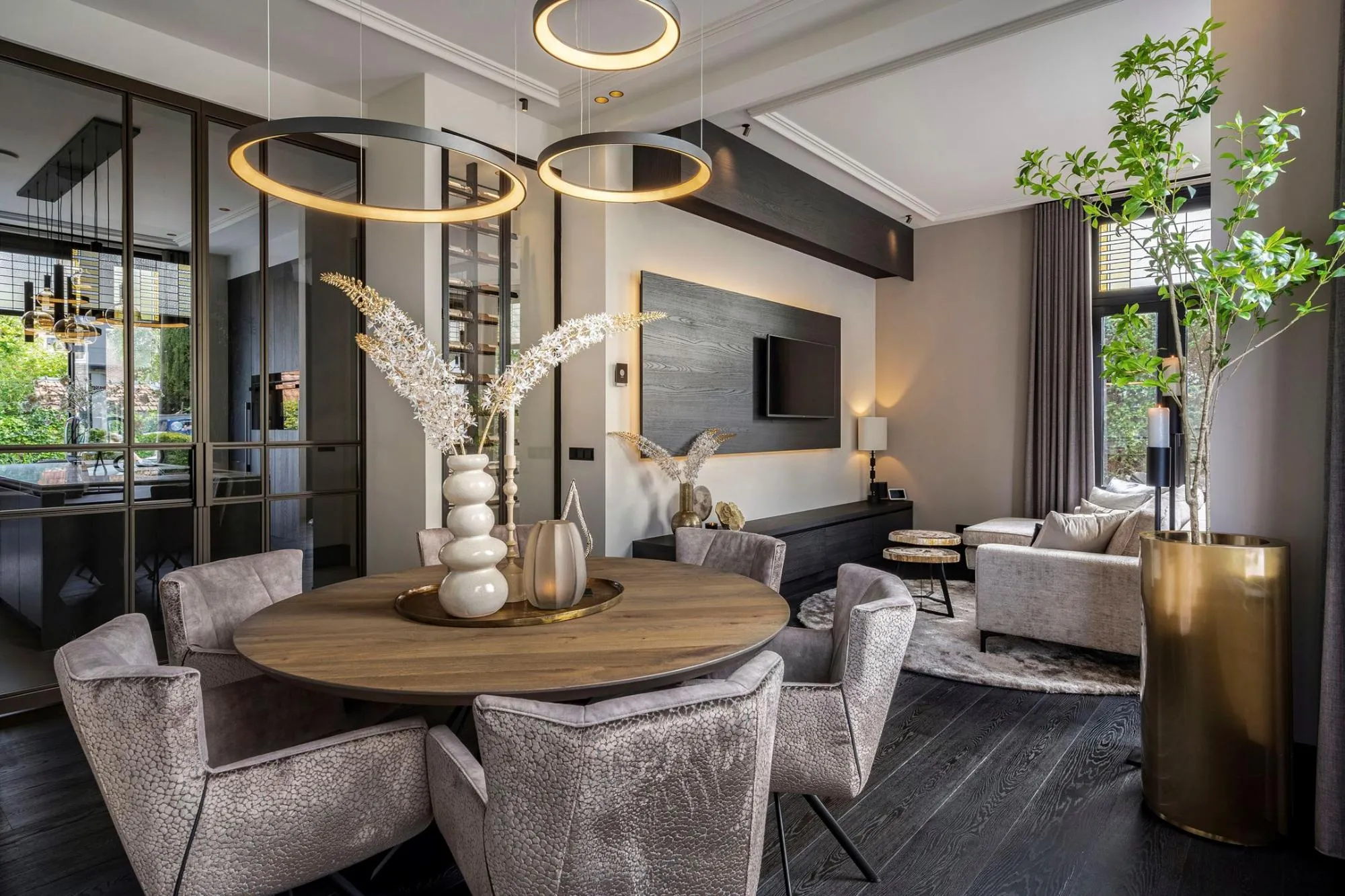 Interieurbeeld 2 uit project 'Een hotelchique villa' in Bussum door Kötter Studio