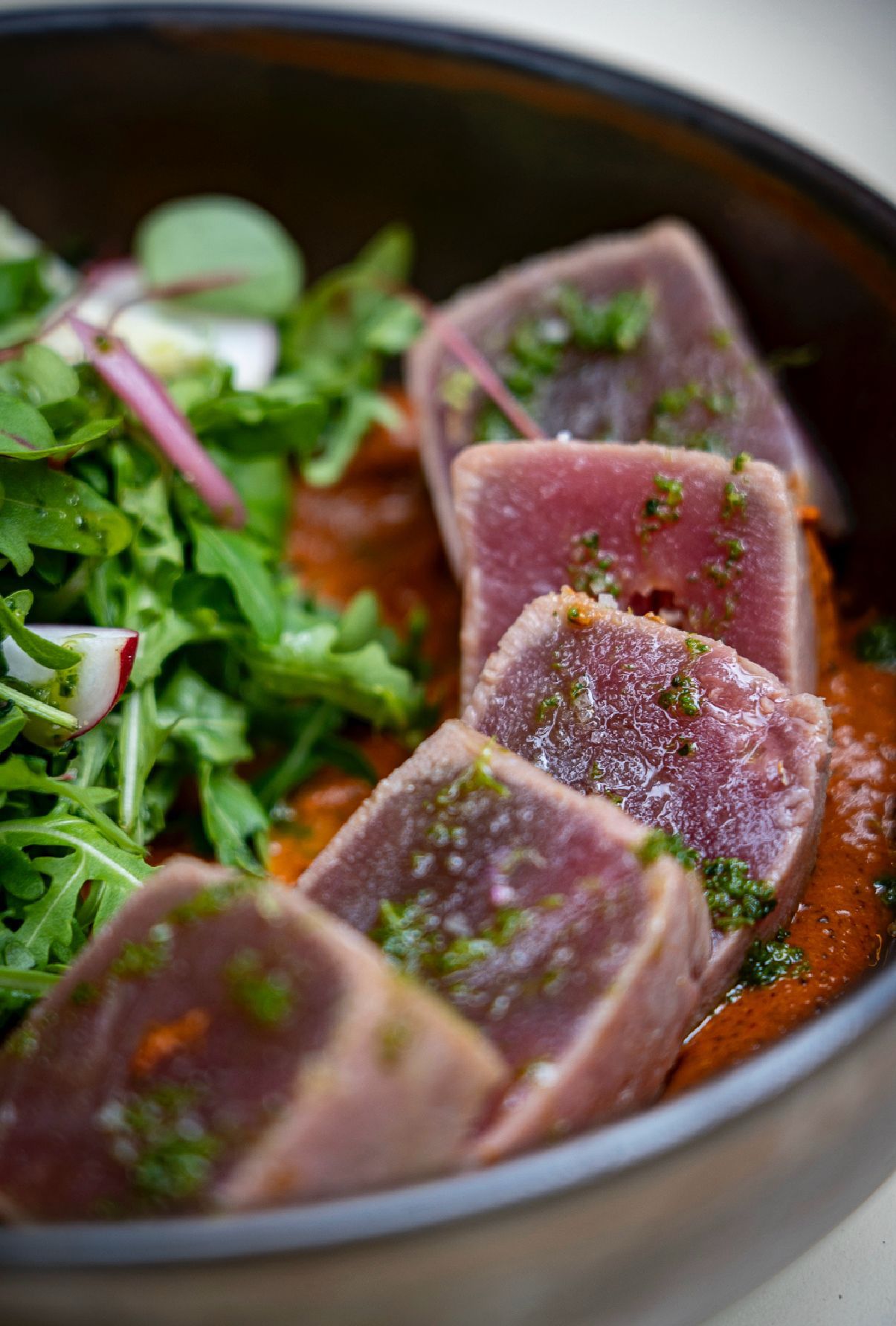 image of kitchen during service (for a fine dining restaurant)