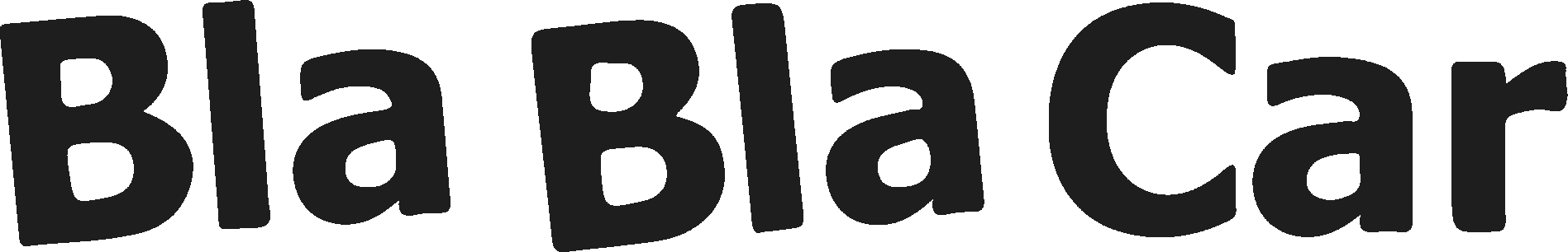 Bla Bla Car logo text in bold black font on transparent background.