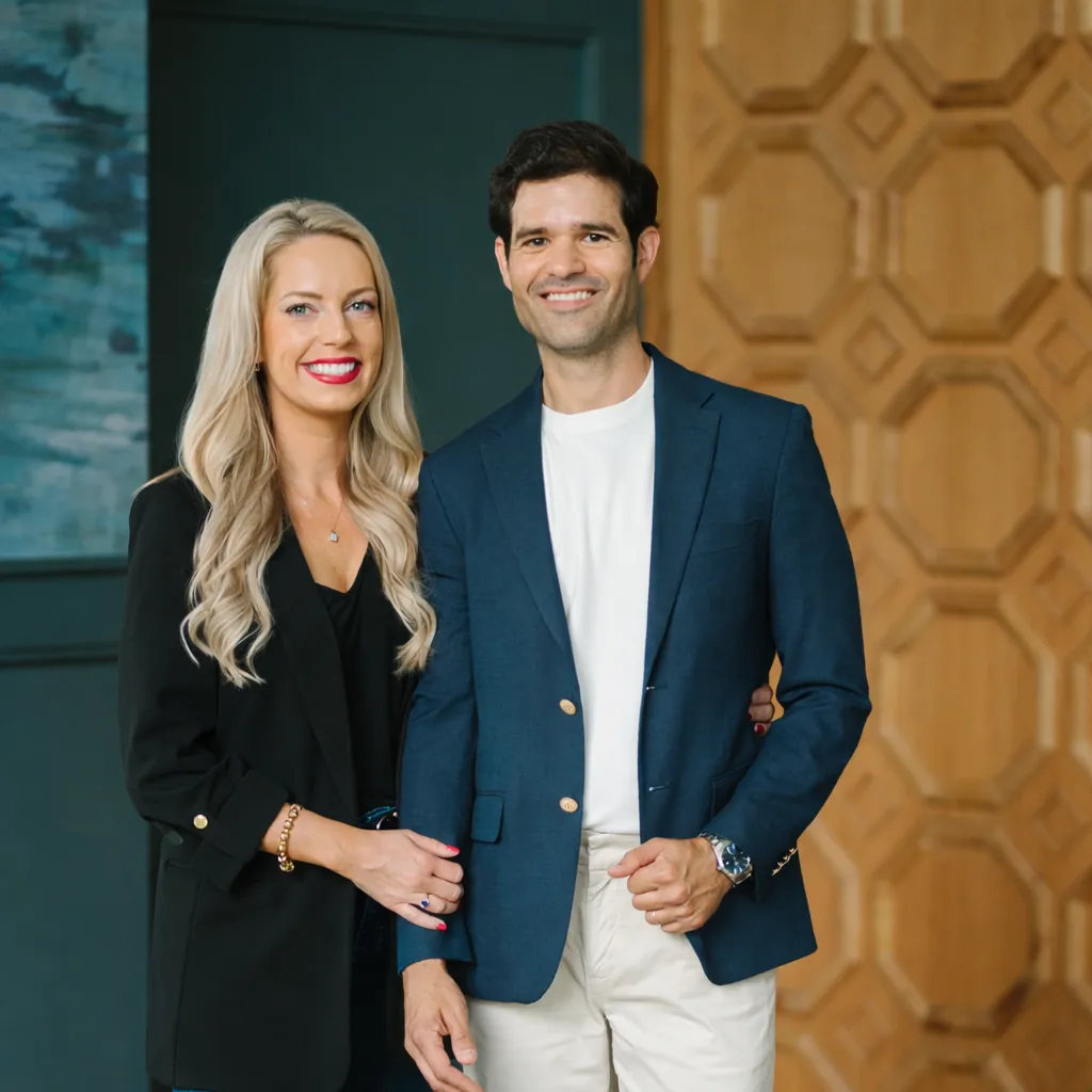 Kelly and Alberto Barrena, co-founders of Barrena Branding & Marketing