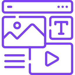 decorative purple icon
