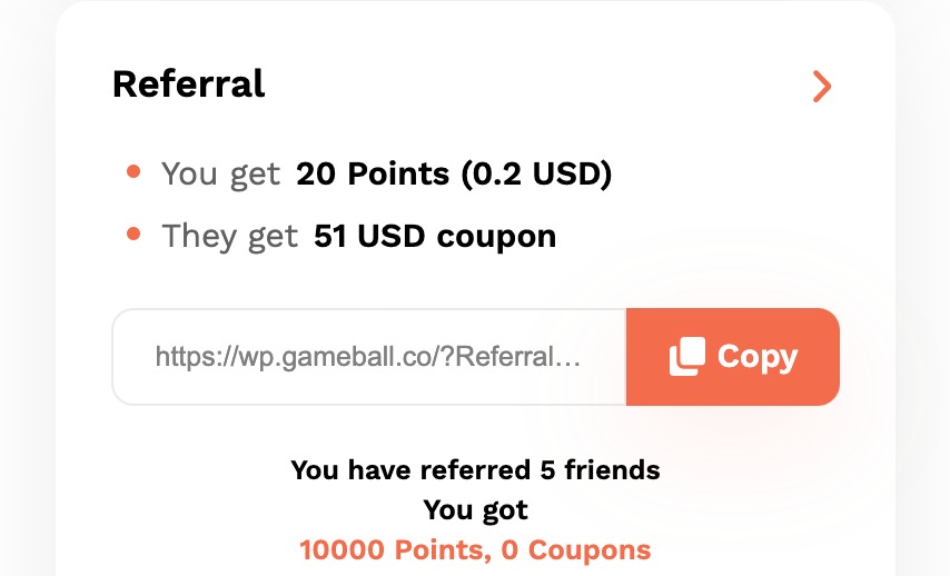 referral program conversion rate, what a referral link looks like