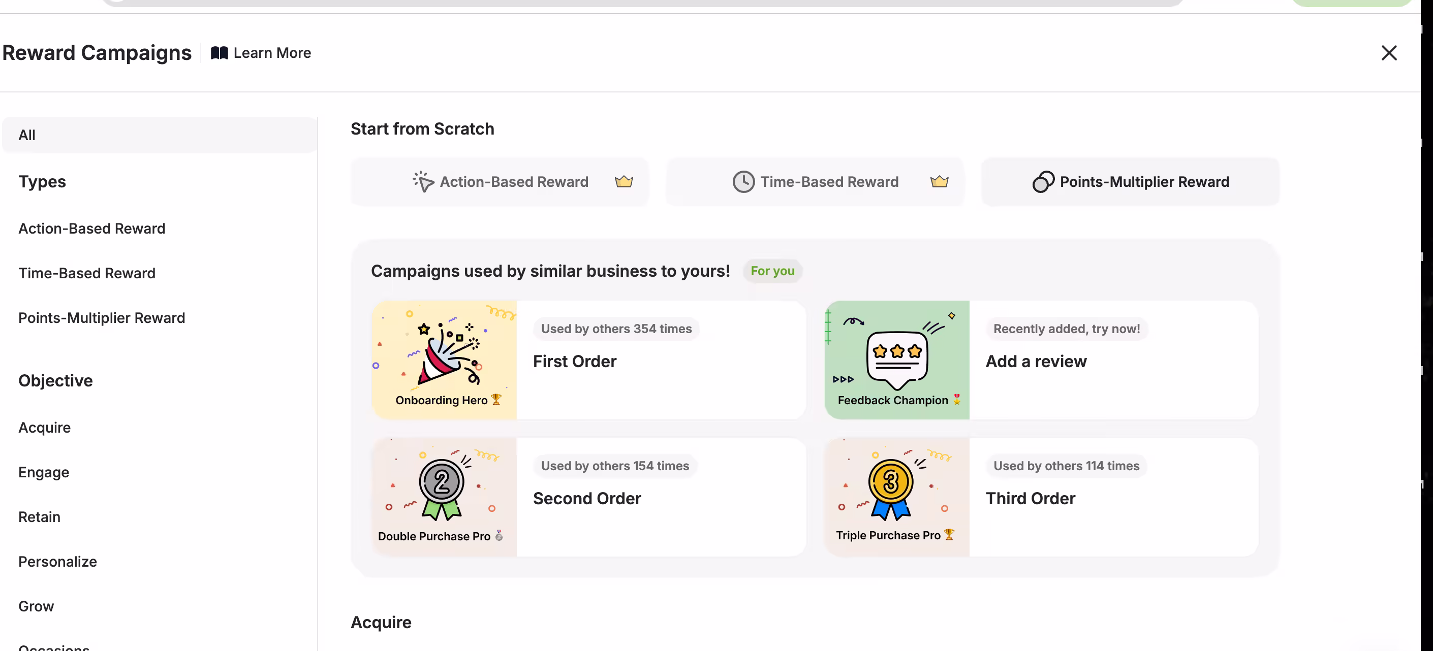 Personalized Campaign Templates