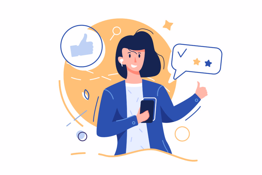 Happy customers are one of the types of loyal customers in e-commerce