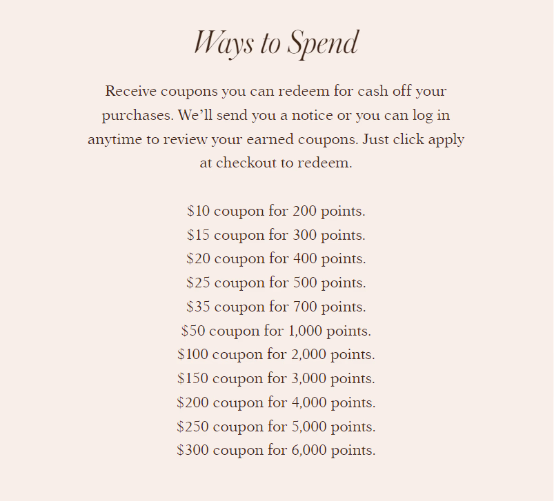 fashion loyalty program patricia nash rewards ways to spend points