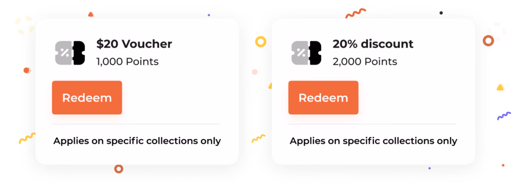 Coupons apply to certain product collections only