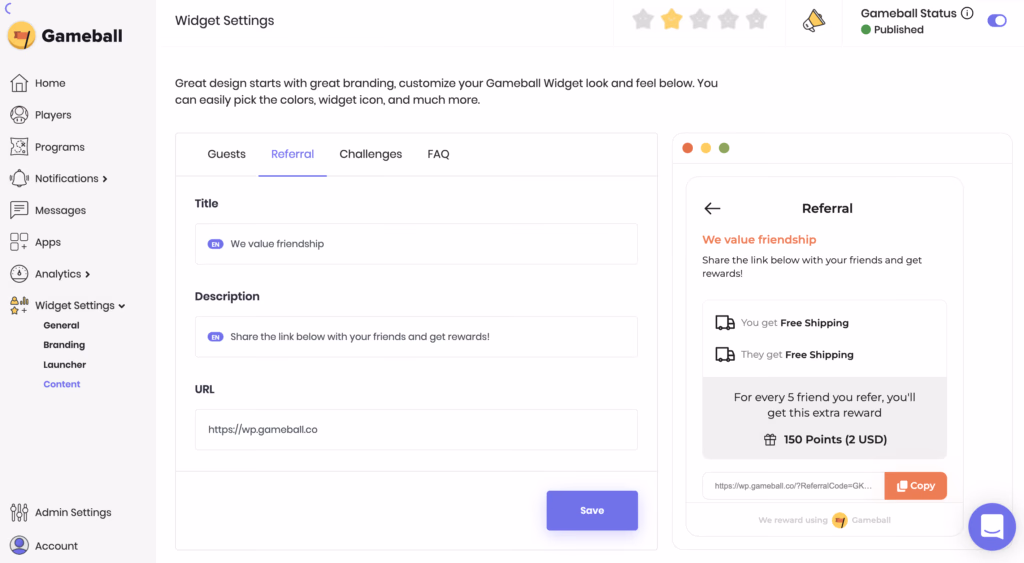 quick-snip-from-Gameball-dashboard-that-shows-the-new-layout-of-widget-settings