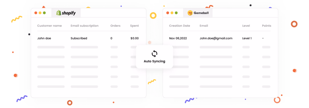 Auto Sync between Shopify and Gameball upon Player Profile Creation